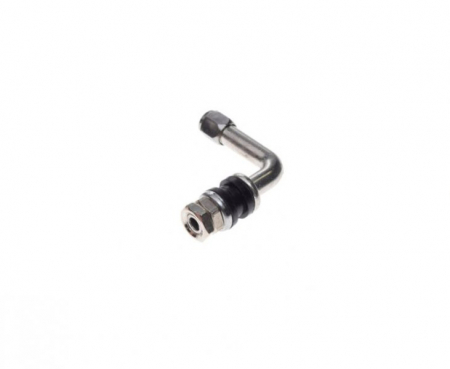 Vulcanizare/ Accesorii - Valva moto metalica, demontabila, cot 90 grade, 10 bucati
