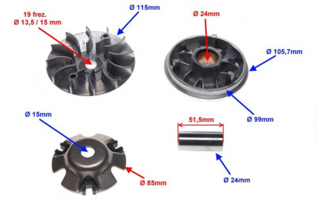 Variator ATV 200cc [1]
