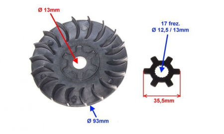 Variator fix fata, 50cc, 2T [2]