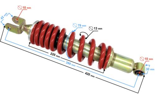 Amortizor spate Barton Hyper 125