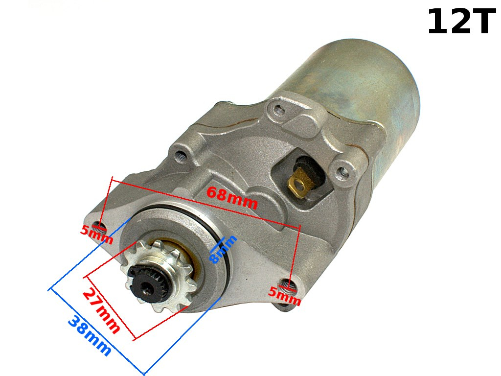 Electromotor ATV 110 125 12 dinti Roy