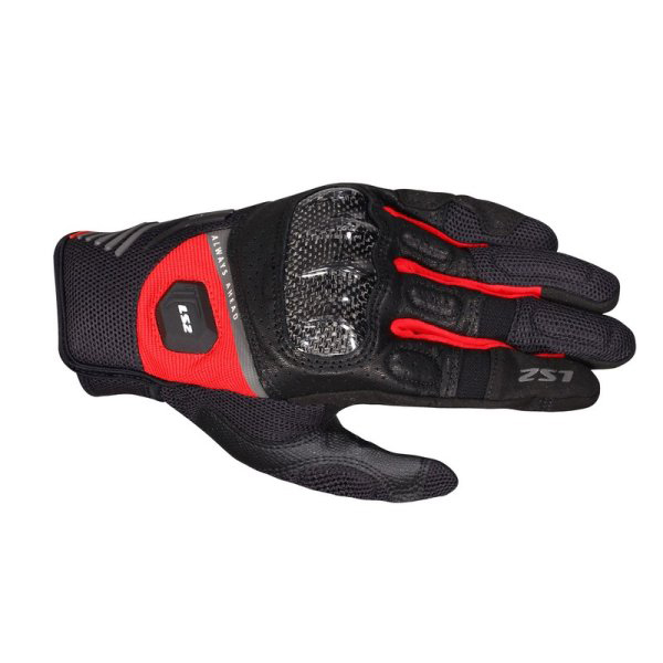Manusi LS2 Atom Man, culoare negru rosu, marime XL