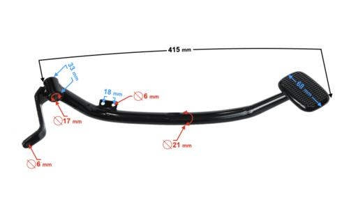 Pedala frana Barton Classic 125