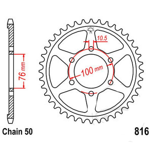 Pinion spate 530 Z45.