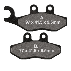 Placute frana carbon EBC SFAC353