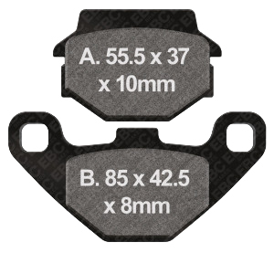 Placute frana EBC FA067 Aprilia RX 125 BIFA