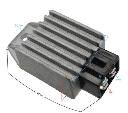 Releu incarcare scuter 4T, 4 pini