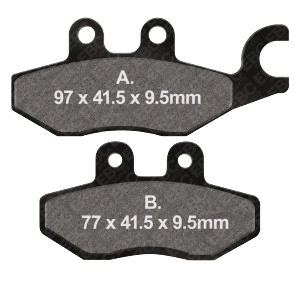 Set placute frana Carbon Scooter EBC Alternativ: 7874845