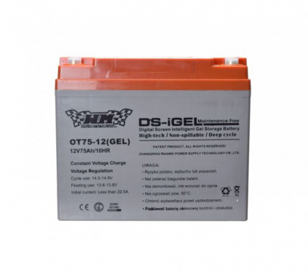 PIESE BARCA & KART - Acumulator 12V 75Ah pentru barci, iahturi, panouri solare