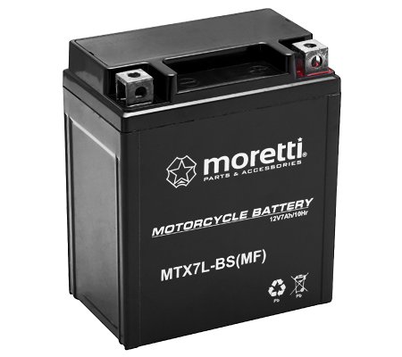 Baterii - Acumulator Moretti AGM (Gel) MTX7L-BS, 12v, 6ah