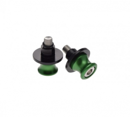 Standere - Adaptor pentru bascula moto, stander cu gheare, filet M10x1.25, culoare verde