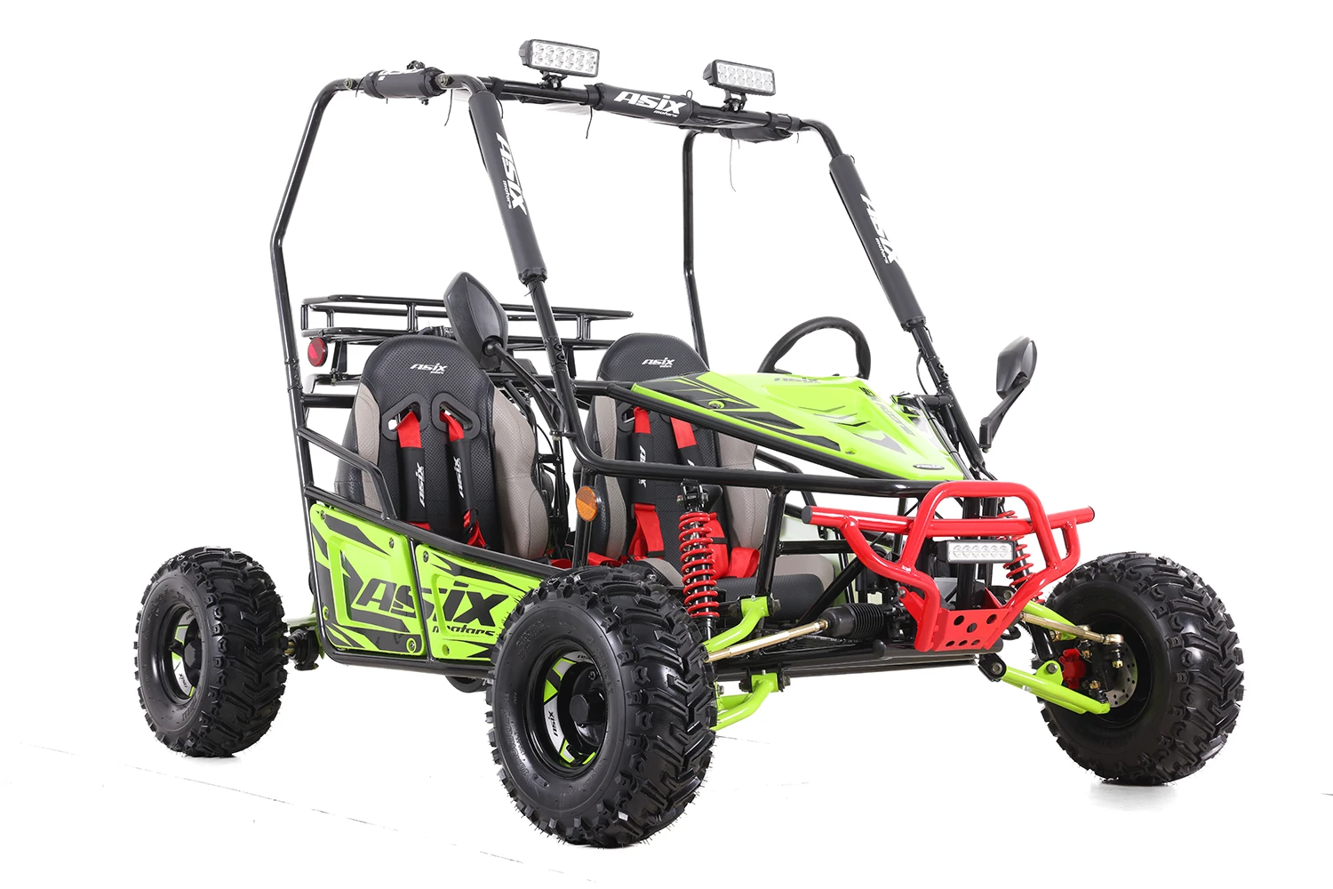 MOTOCICLETE & ATV - Asix Buggy 125cc, roti 7 inch, 3+1 viteze, culoare lime/negru