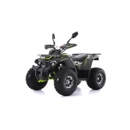 Motociclete & ATV - ATV Asix Fourcraft 125cc, A1, roti 8", jante din aluminiu, 3+1 viteze, culoare gri inchis/portocaliu