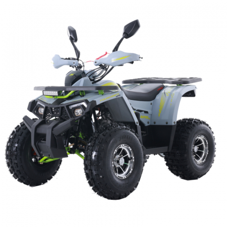 Motociclete & ATV - ATV Asix Fourcraft 125cc, A1, roti 8", jante din aluminiu, 3+1 viteze, culoare gri/lime