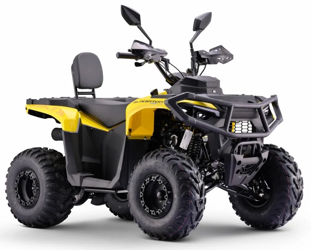 MOTOCICLETE & ATV - Atv Asix Gladiator 110cc,roti 8 inch,1+1vit,galben gri