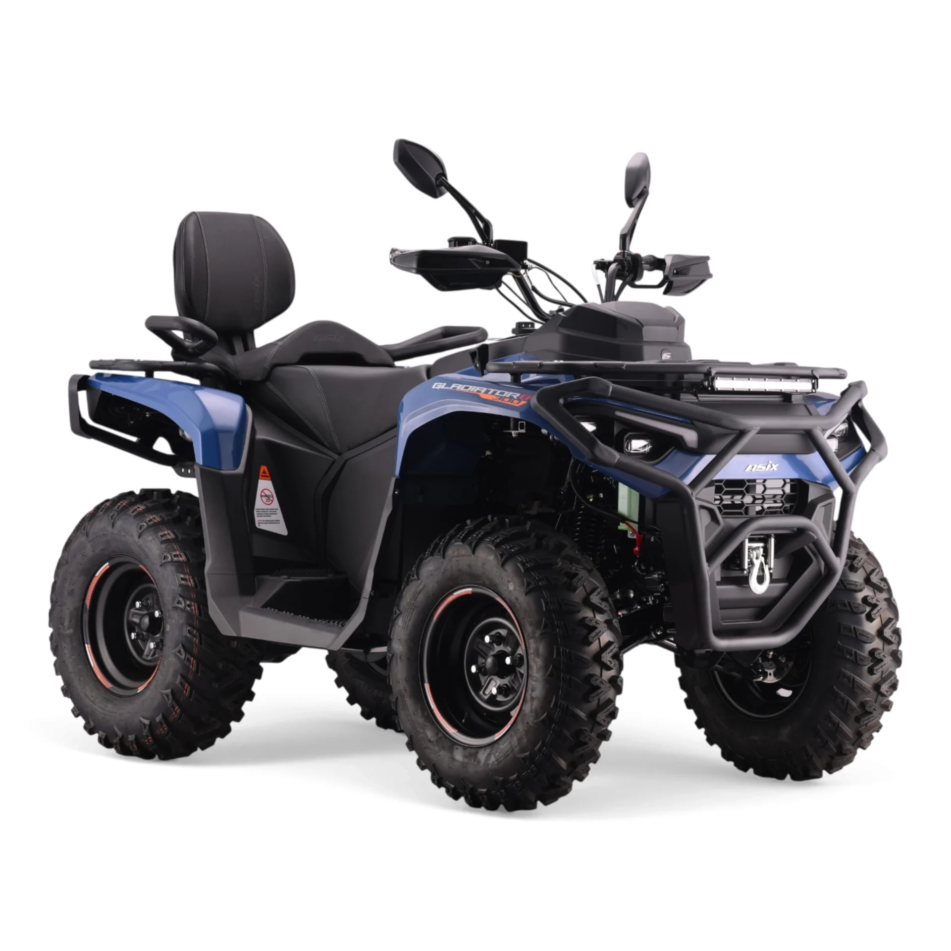 MOTOCICLETE & ATV - ATV Asix Gladiator 300cc, T3B,roti 12inch, 2+1 Viteze, albastru/portocaliu