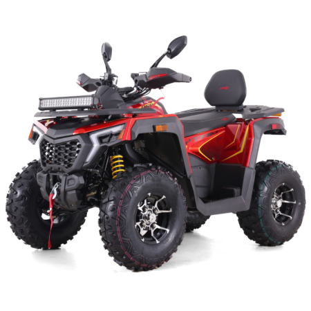 Motociclete & ATV - ATV Asix Tytan 200cc, roti 10 inch aluminiu, 1+1 viteze, culoare rosu/galben