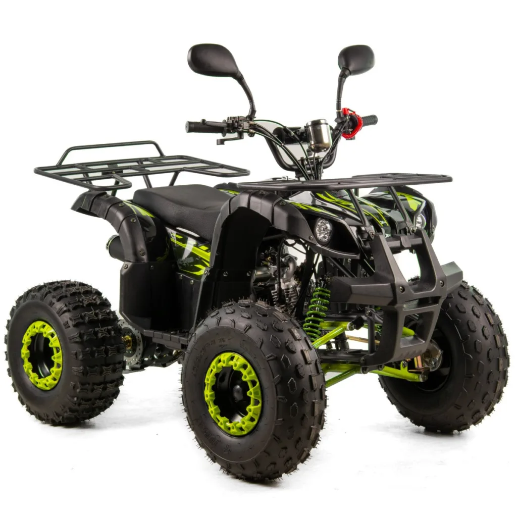 MOTOCICLETE & ATV - Atv copii XTR 006 Phyton, roti 8 inch, 110cc, 4 timpi, 1+1, pornire electrica, culoare gri/lime
