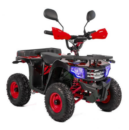 Motociclete & ATV - Atv electric copii XTR E-M14 1200W, culoare negru/rosu