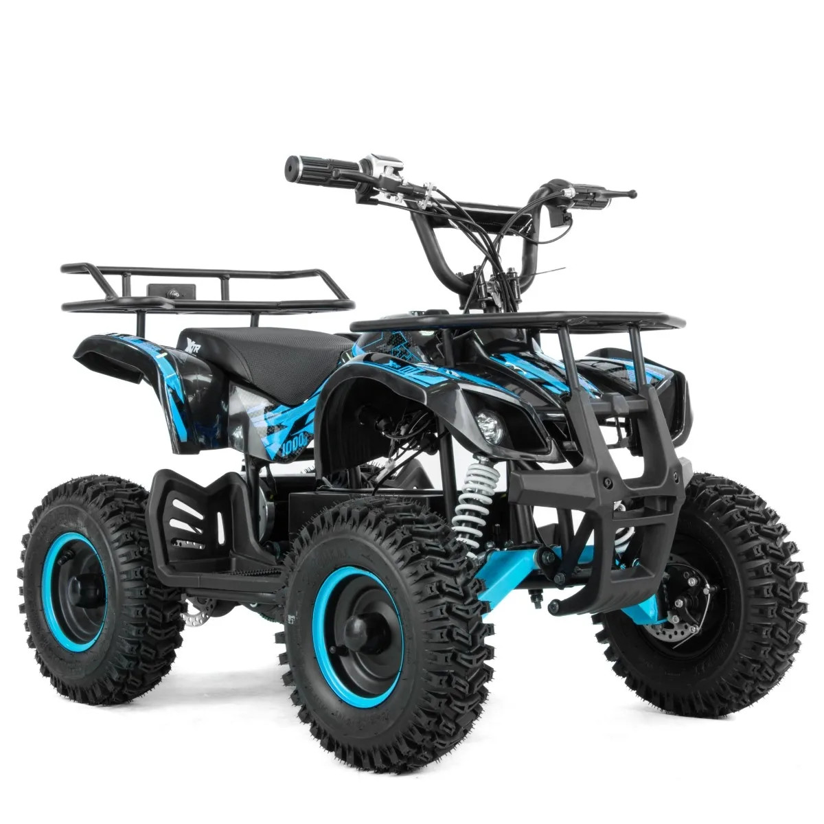 MOTOCICLETE & ATV - Atv electric copii XTR E-M7 800W, culoare negru/albastru