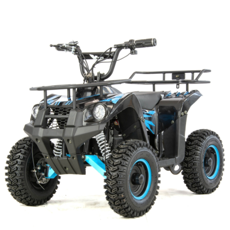 MOTOCICLETE & ATV - Atv electric copii XTR E-M9 1000W, culoare negru/albastru