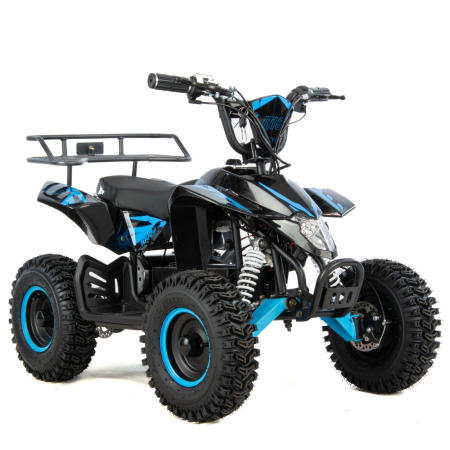 MOTOCICLETE & ATV - Atv electric copii XTR E-M8/6 800W, culoare negru/albastru