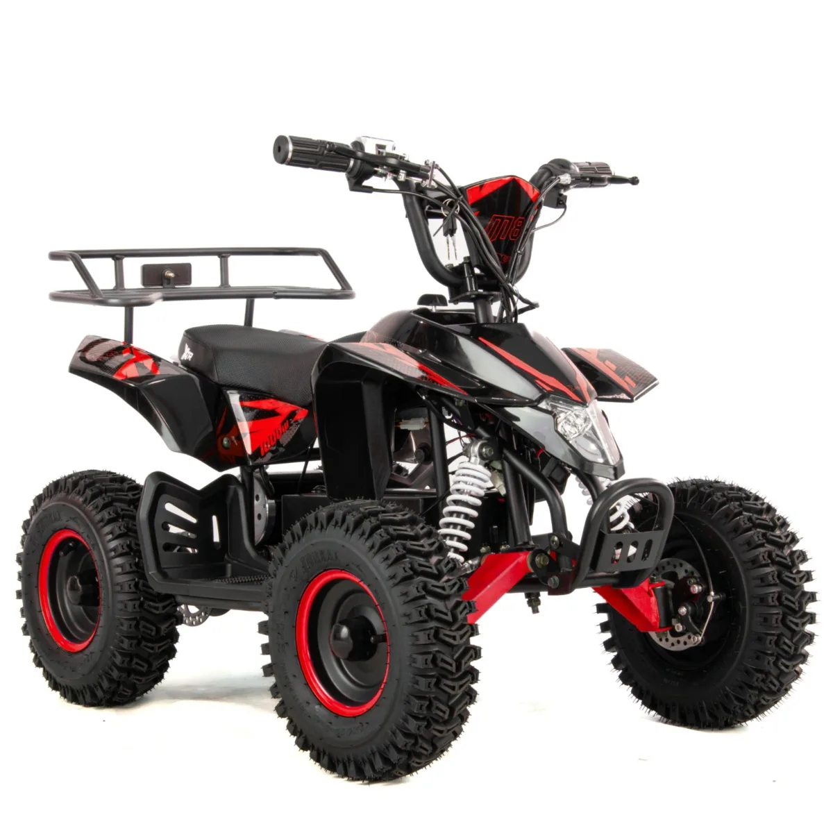 MOTOCICLETE & ATV - Atv electric copii XTR E-M8/6 800W, culoare negru/rosu