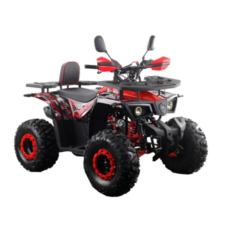 Motociclete & ATV - ATV XTR Pro FireShot 002 roti 8 inch,125cc, 3+1 viteze, culoare negru/rosu