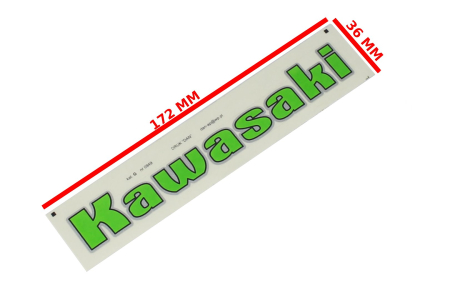 SUSPENSIE CADRU - Autocolant Kawasaki, culoare verde