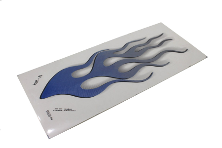 SUSPENSIE CADRU - Autocolant flacari, culoare albastru