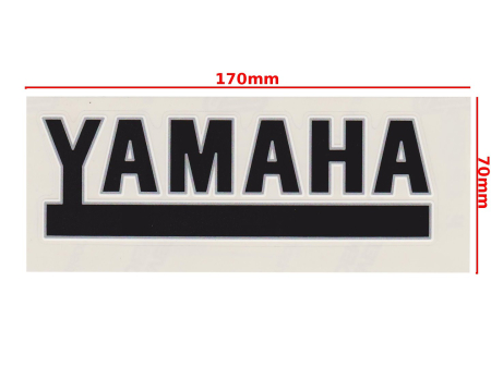 SUSPENSIE CADRU - Autocolant Yamaha, culoare negru