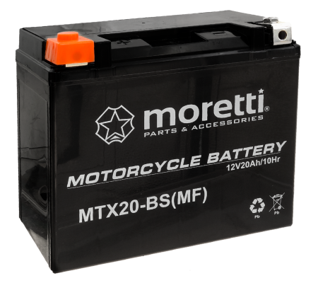 Baterii - Baterie moto/atv AGM 12v, 20ah, Gel, MTX20-BS