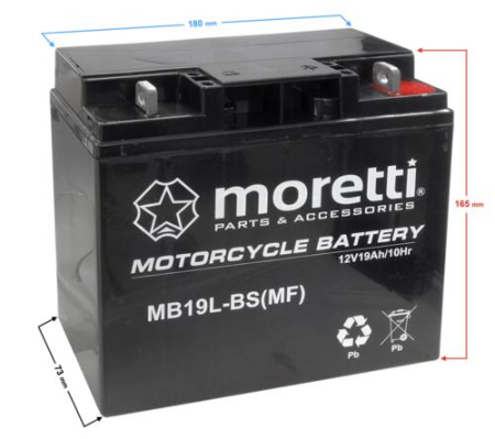 Baterii - Baterie moto/atv Gel MB19L-BS (12v 19ah)