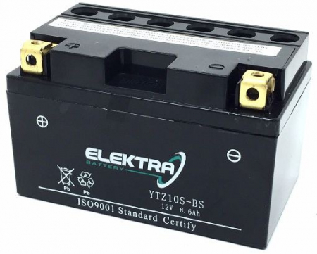 Baterii - Baterie moto + electrolit 12V10Ah YTZ10S-BS=YTZ10-S