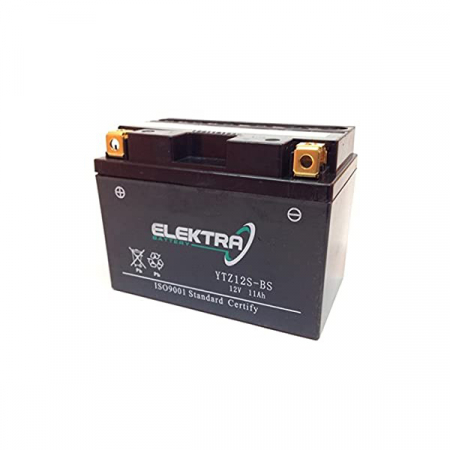 Baterii - Baterie moto + electrolit 12V11Ah YTZ12S-BS=YTZ12-S