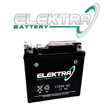 Baterii - Baterie moto+electrolit YTX9A-BS