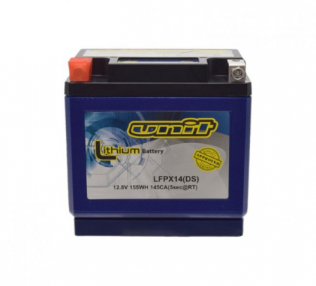 Baterii - Baterie moto WTX14-BS, YTX14-BS, Litiu, 12 V