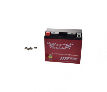 Baterii - Baterie moto WTX20L-BS,YTX20L-BS, Gel, 12 V