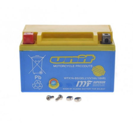 Baterii - Baterie moto WTX7A-BS ( YTX7A-BS ) ( GEL ) 12 V UNIT