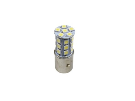 Becuri - Bec 12V 35/35W BA20D 27SMD LED 6000K,neomologat
