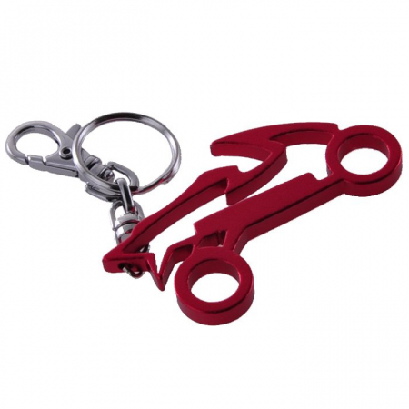 ECHIPAMENTE - Breloc chei motocileta, culoare rosu