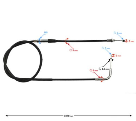 SUSPENSIE CADRU - Cablu acceleratie atv Bashan 200