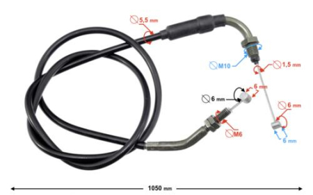 SUSPENSIE CADRU - Cablu acceleratie Barton Hyper 125