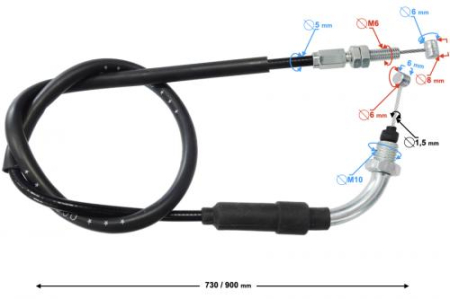 SUSPENSIE CADRU - Cablu acceleratie VOGE 125R