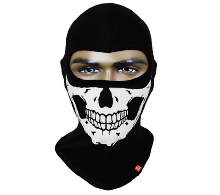 Protectii Corp - Cagula bumbac premium Skull, 1 decupaj, marime M/L