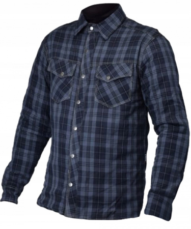 Camasi - Camasa moto cu protectii Leoshi, marime XL, culoare bleumarin