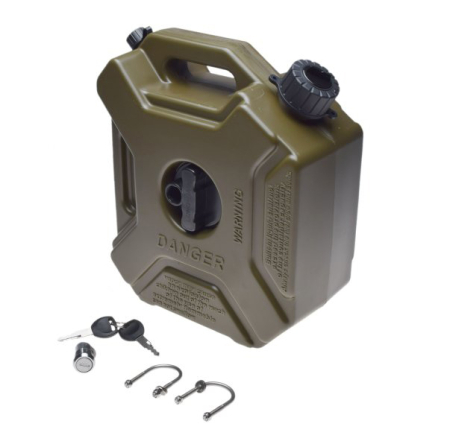 ATELIER & SERVICE - Canistra carburant, plastic si prindere, 5 litri, culoare verde