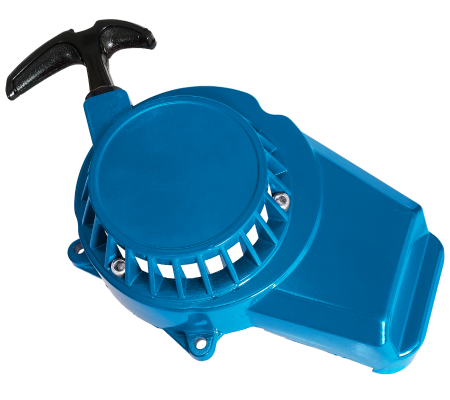 Sistem pornire - Capac pornire Pocket Bike 50, aluminiu, culoare albastru