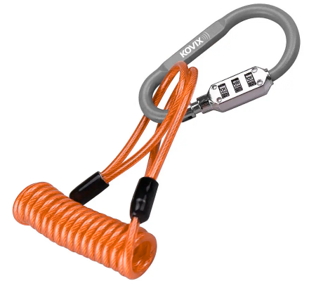 Transport & Depozitare - Carabina incuietoare cu cifru pentru casca KOVIX KHEL100, culoare gri