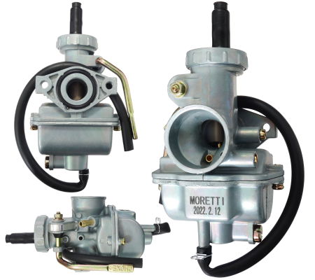 Motor - Carburator Moretti PZ16, 80cc 4T, t.16mm, clapeta soc